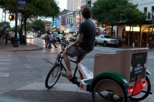 Downtown Austin, TX Pedicab