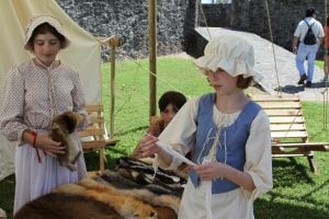Living History in Goliad Texas During Reenactment Weekend