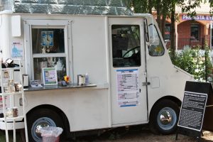 Coolhaus food truck at E. 6th St. and Waller