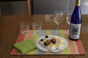 Cheesecakes paired with wine