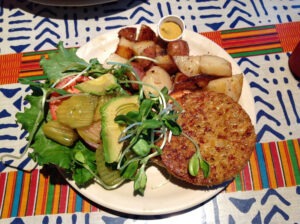 Veggie Burger at Magnolia Cafe in Austin