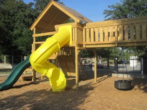 Playground at Elevation Burger in Austin