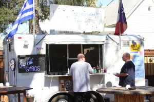 Among the best Austin food trucks is Big Fat Greek Gyros