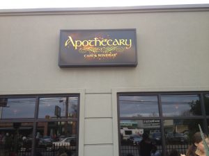 Apothecary Austin Cafe & Wine Bar Exterior at Apothecary Austin Cafe & Wine Bar