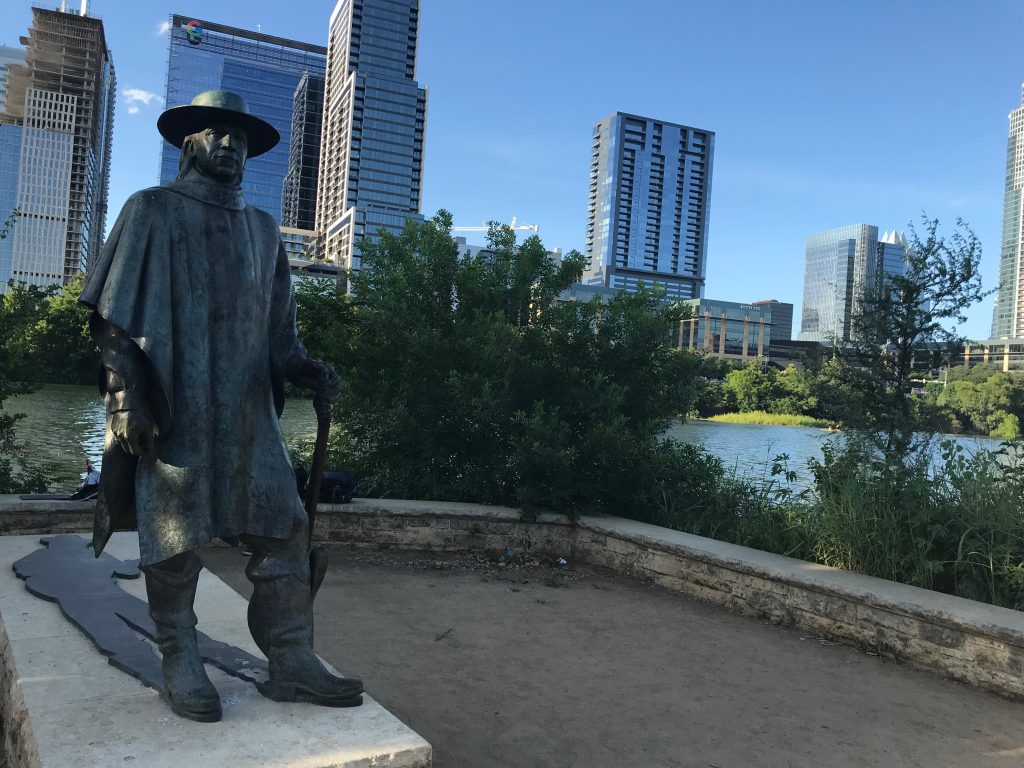 Stevie Ray Vaughan Statue in Austin