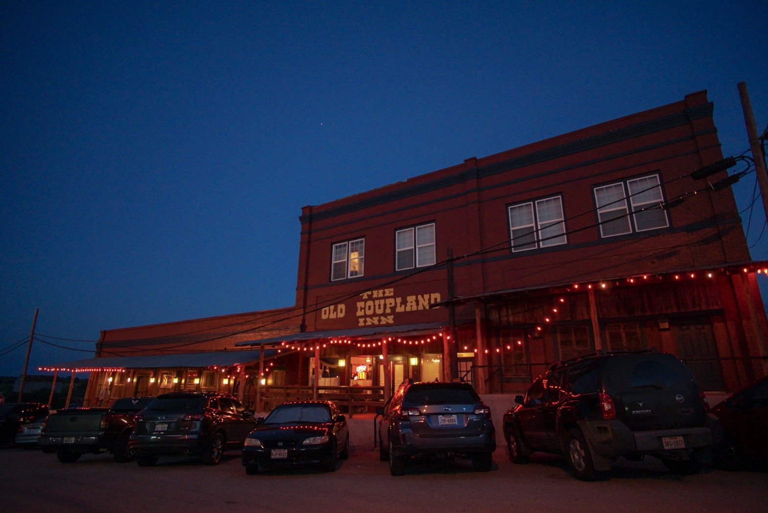 The outside of The Coupland Inn