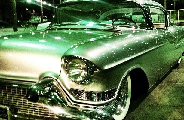 Classic Cadillac at the Lonestar Round Up in Austin Texas