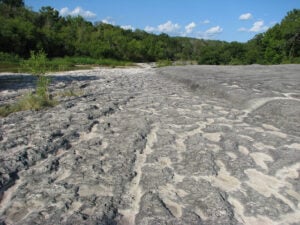 McKinney-Falls-State-Park-Ancient-Volcanic-Rock Ancient Volcanic Rock at McKinney Falls State Park in Austin