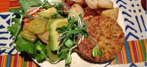 Veggie Burger at Magnolia Cafe in Austin
