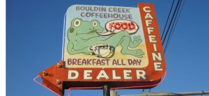 Veggie Burgers at Bouldin Creek Coffeehouse in Austin