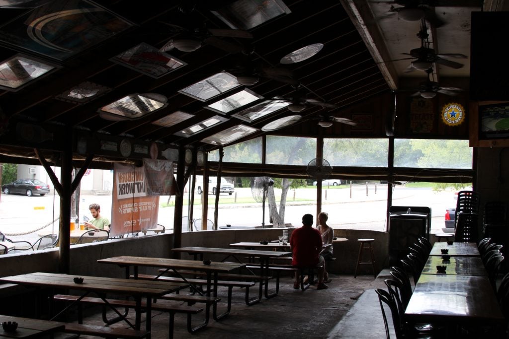 Covered Patio at Crown and Anchor Pub