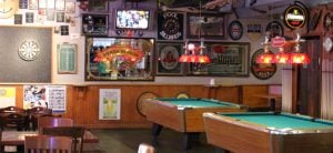 Pool and Darts at Crown and Anchor Pub in Austin