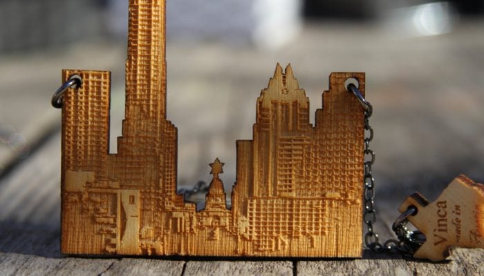 Austin Texas Necklace from Vinca