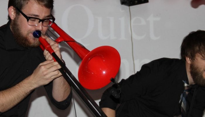 Austin band Quiet Company at the Black Fret launch party