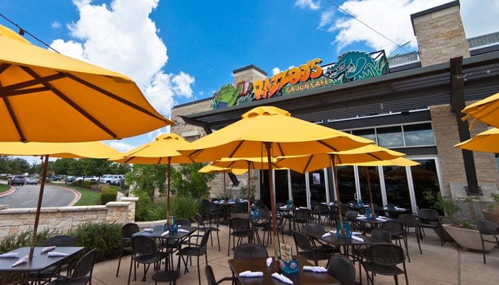 Razzoo's Cajun Cafe Patio in Round Rock