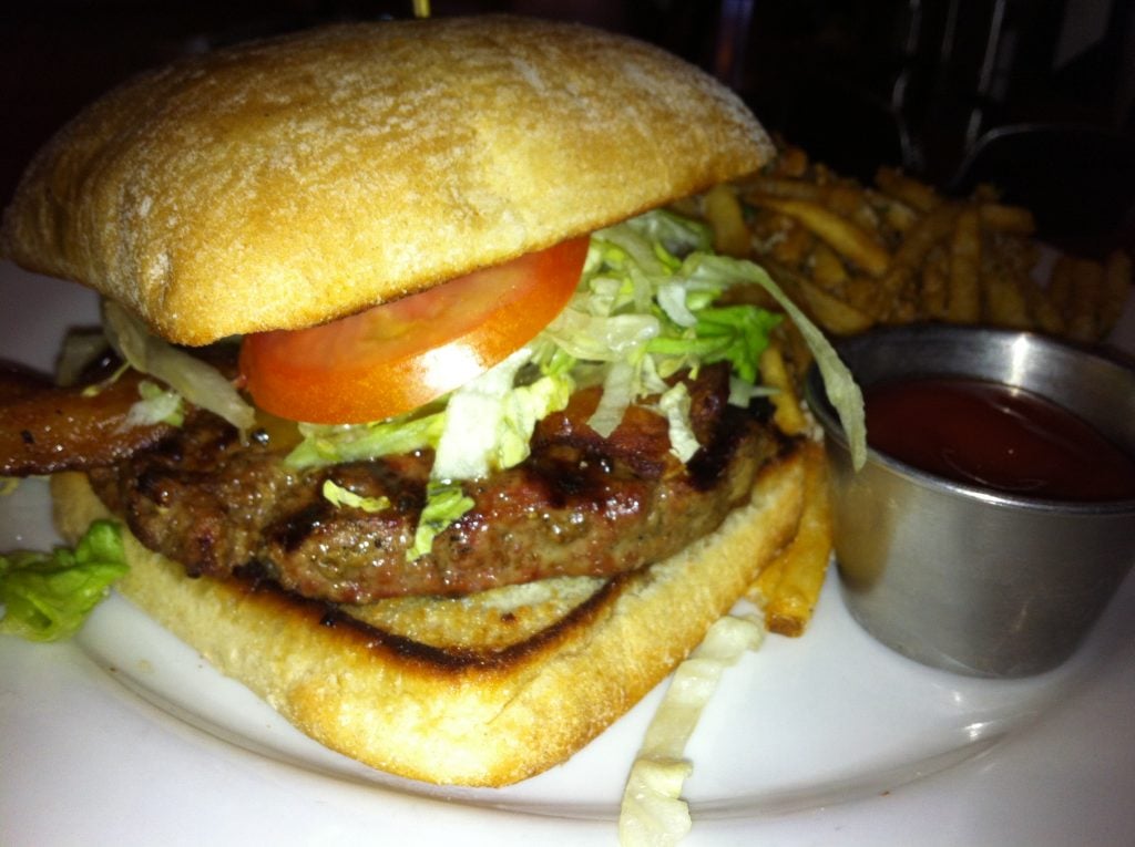 The Bacon Cheeseburger at Cover 3 in Austin