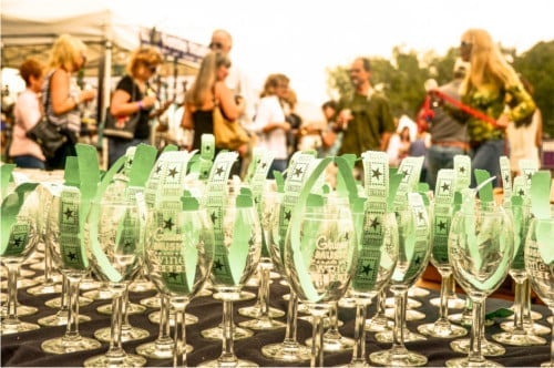 Gruene Music and Wine Festival Souvenir Glasses