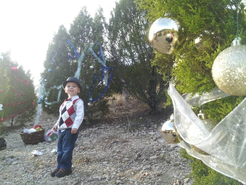 Spots for holiday photos in Austin