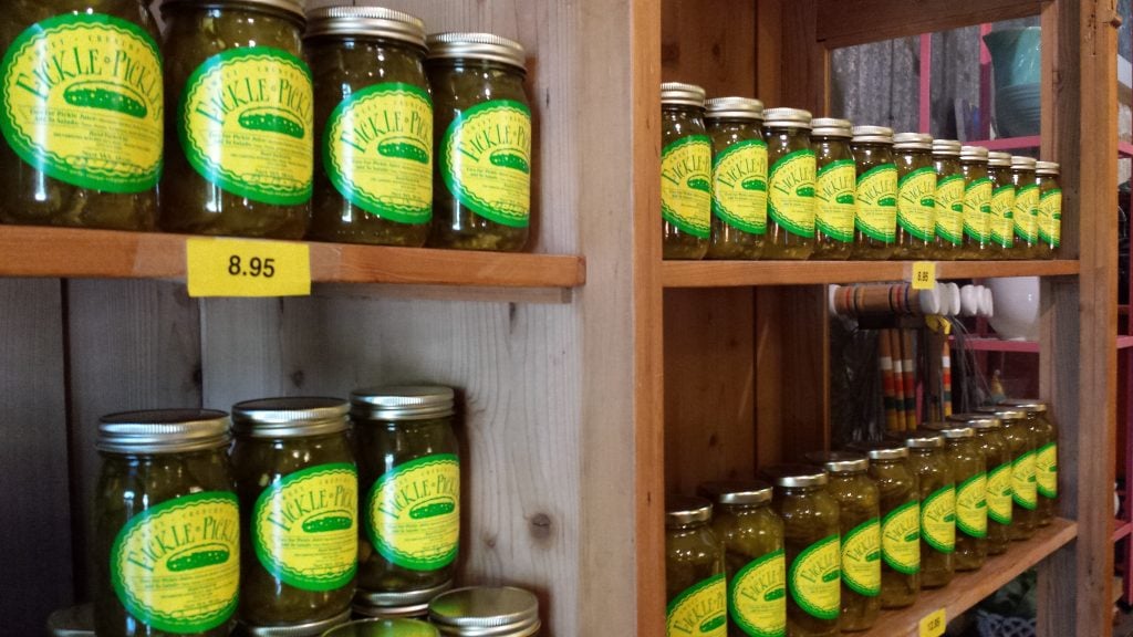 Pickles at Fickle Pickles in Gruene