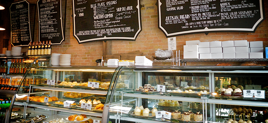 Walton's Fancy and Staple Refreshes with Food and Flowers on West 6th