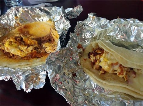 Tacos at El Tacorrido