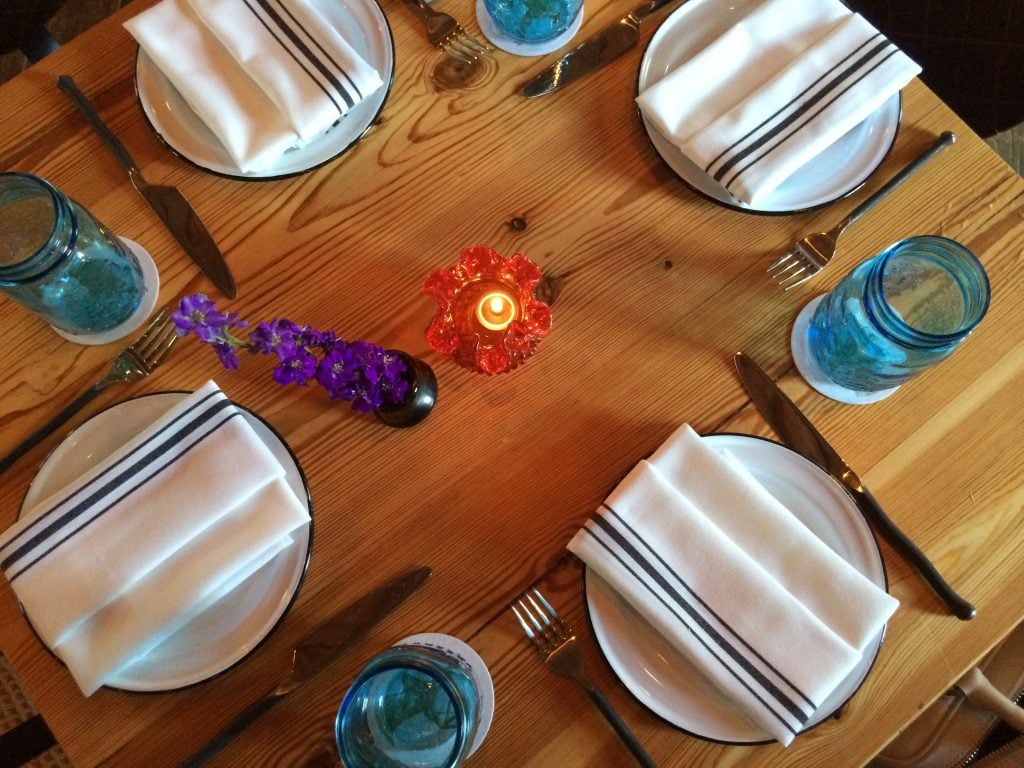 Jacoby's Restaurant Table Setting