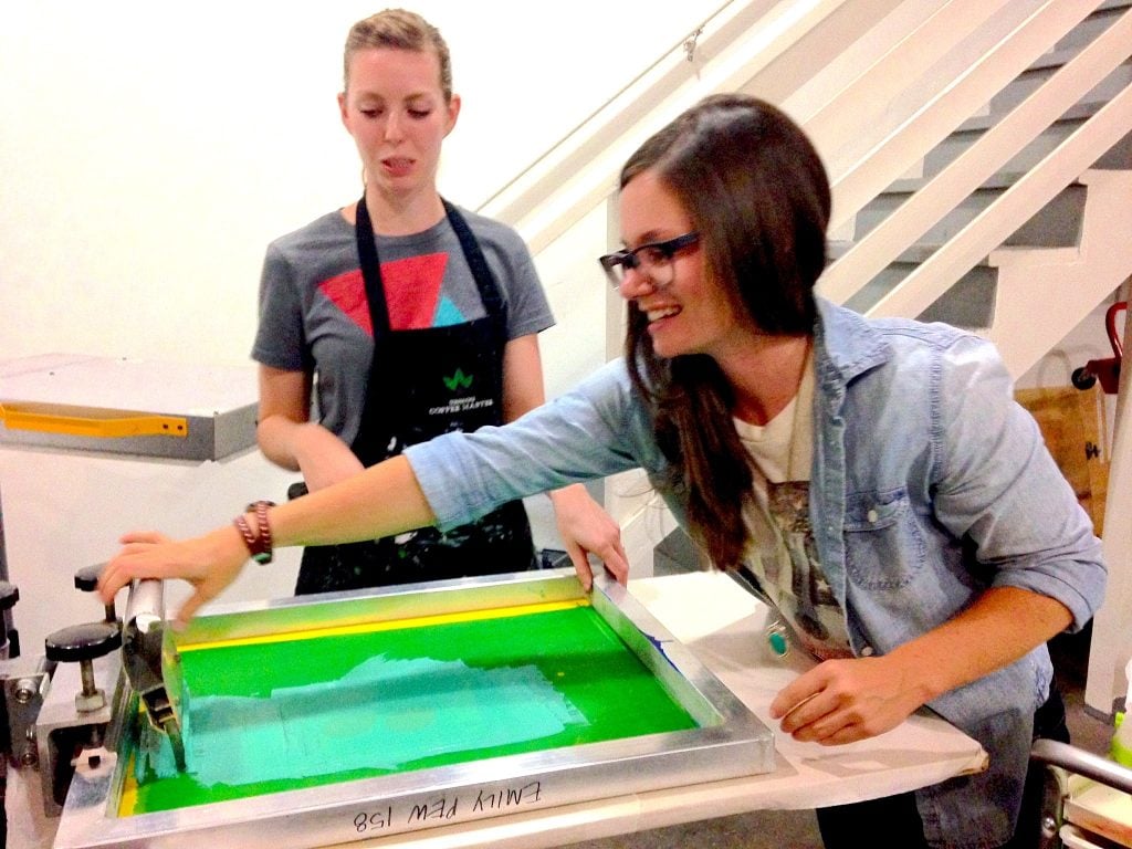 LeafDistrict Screen printing workshop