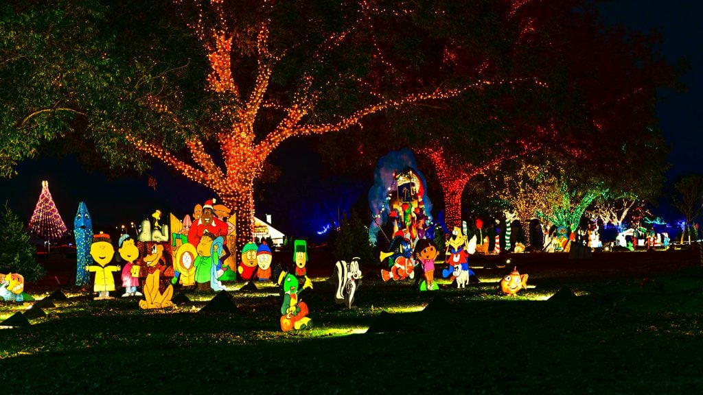 Trail of Lights Cartoon Land