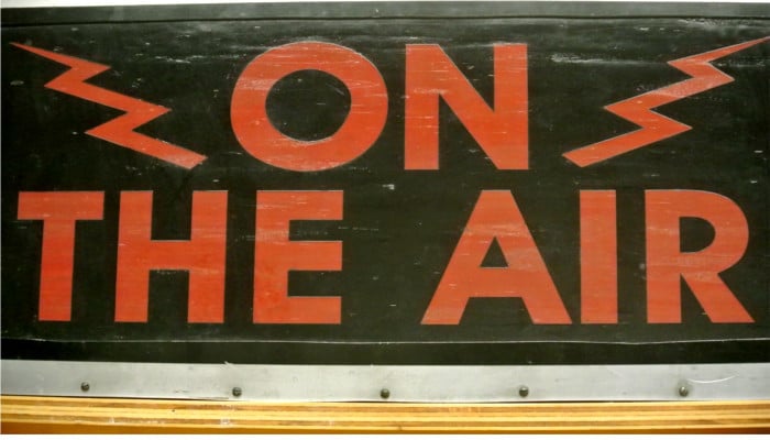 KOOP FM On the Air Sign