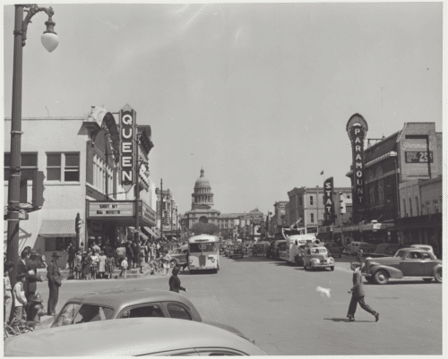 Old Congress Avenue with Paramount Theatre