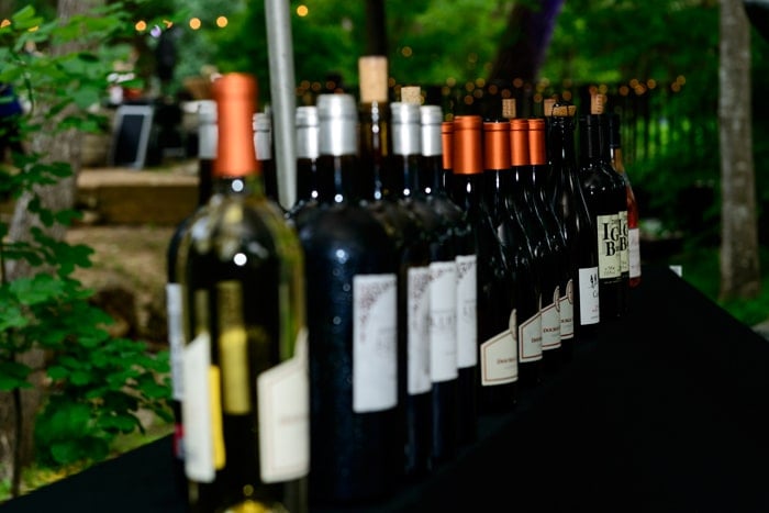 Wine Selection at Umlauf Garden Party
