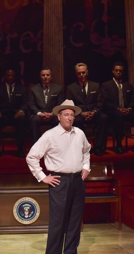 Lyndon Baines Johnson in All the Way Production
