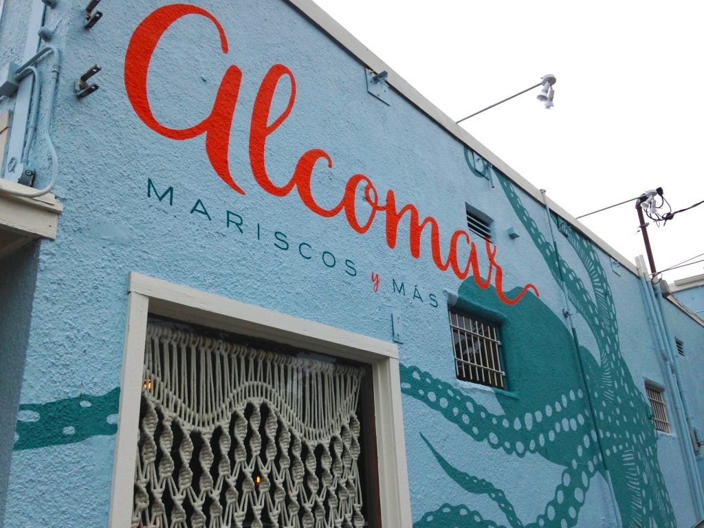 Outside Alcomar on South 1st