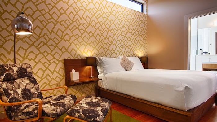 Heywood Hotel room