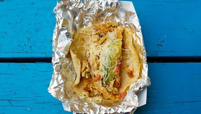 Veracruz All Natural Migas Taco