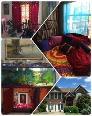 collage of the music home