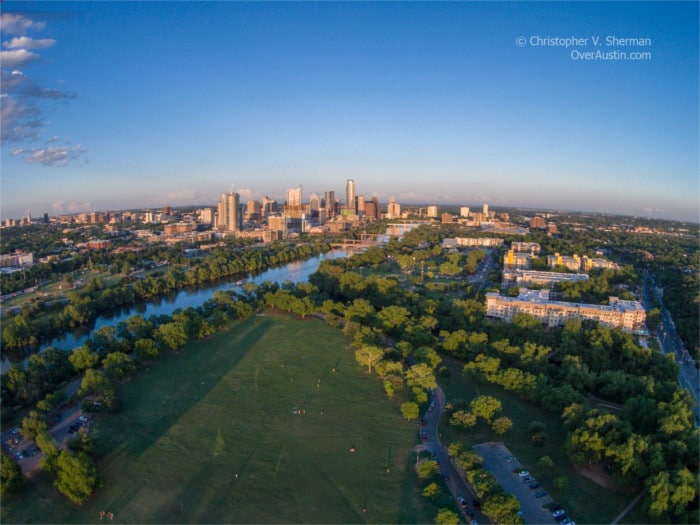 Zilker Park Aerial Photo