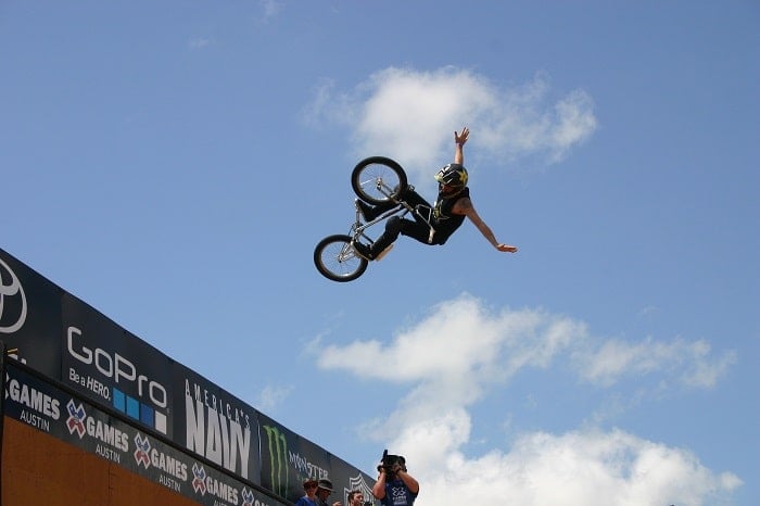 BMX Vert Trick