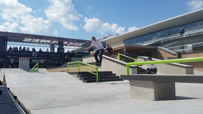 Amateur Skateboarders on Street