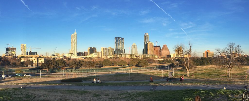 View of downtown from Palmer Events Center (Photo credit Jessica Pino)