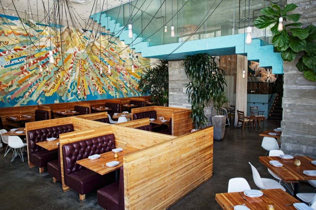 La Condesa Interior with Art Pieces