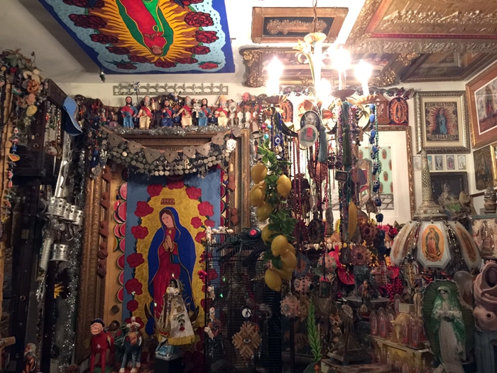 Virgin de Guadalupe Statues and Shrines