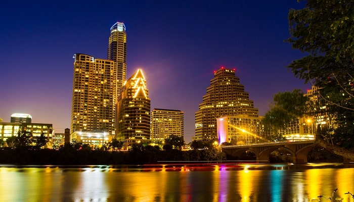 Austin Texas Downtown Skyline