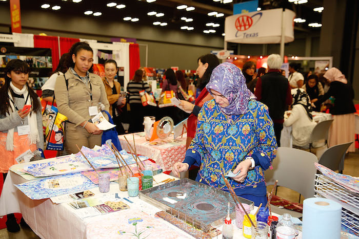 Trade show at 2014 Texas Conference for Women