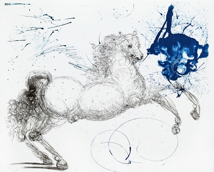Pegasus by Salvador Dali