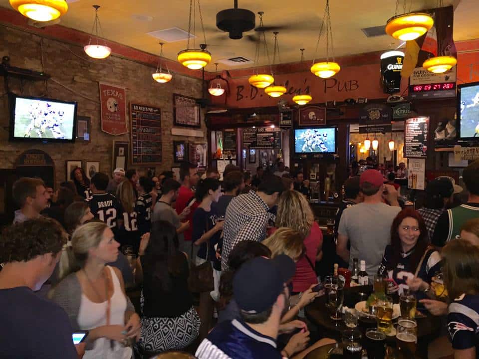B.D. Riley's Pub for Patriots Fans