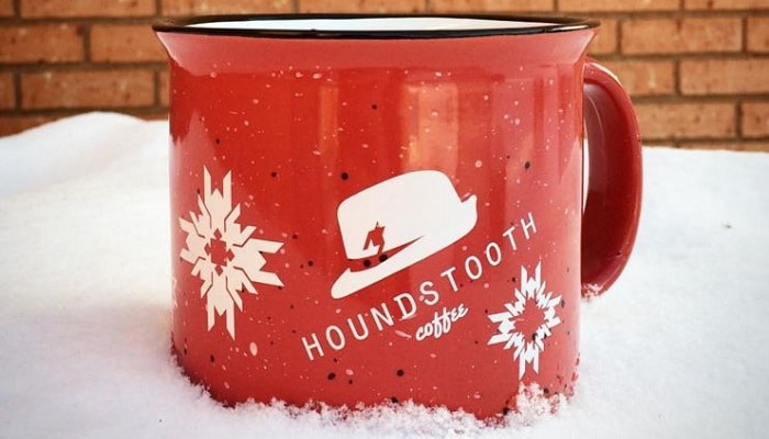 Houndstooth Coffee Cup