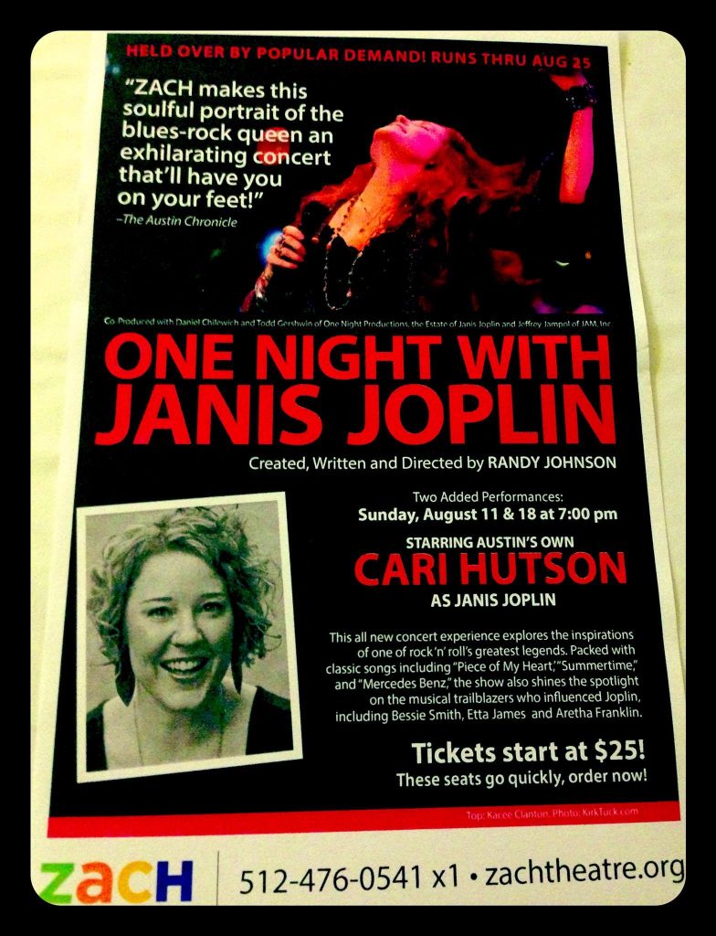 One Night With Janis Joplin Clipping