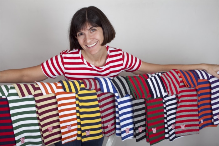 Laura Beck Founder Striped Shirt