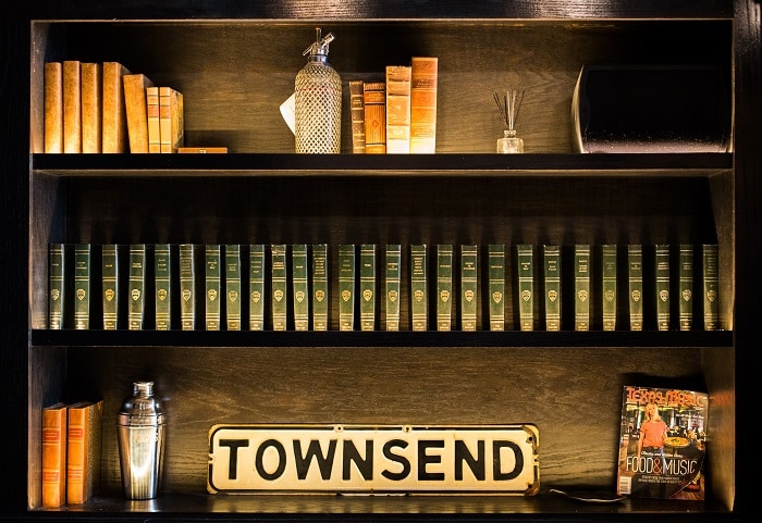 The Townsend Bar Bookcase